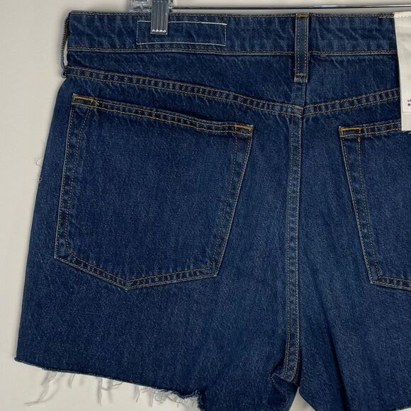 Rag & Bone Dre Low Rise Jean Shorts Size 32 NEW 3.5" Inseam Button Fly Raw Hem - Picture 6 of 9